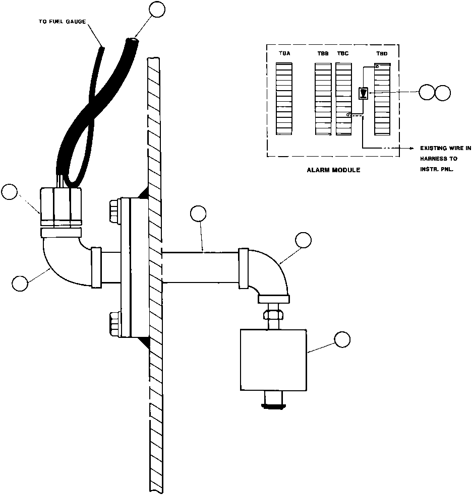 NOTE: (1) INCLUDED IN AK7449 KIT AK7449 KOMATSU