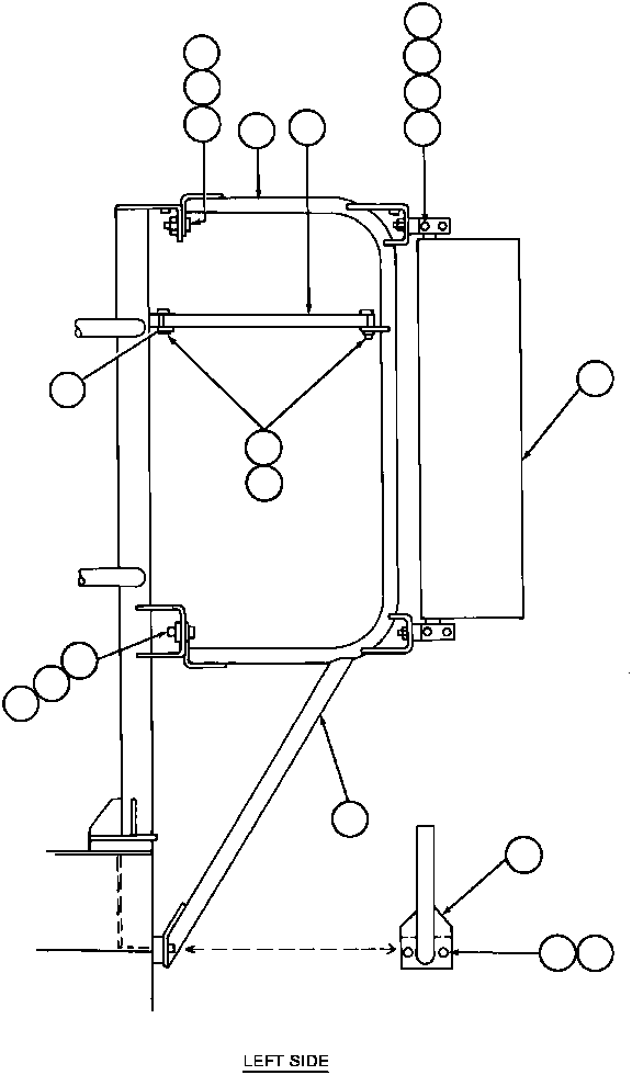 BRACKET, BENT TZ5000 KOMATSU