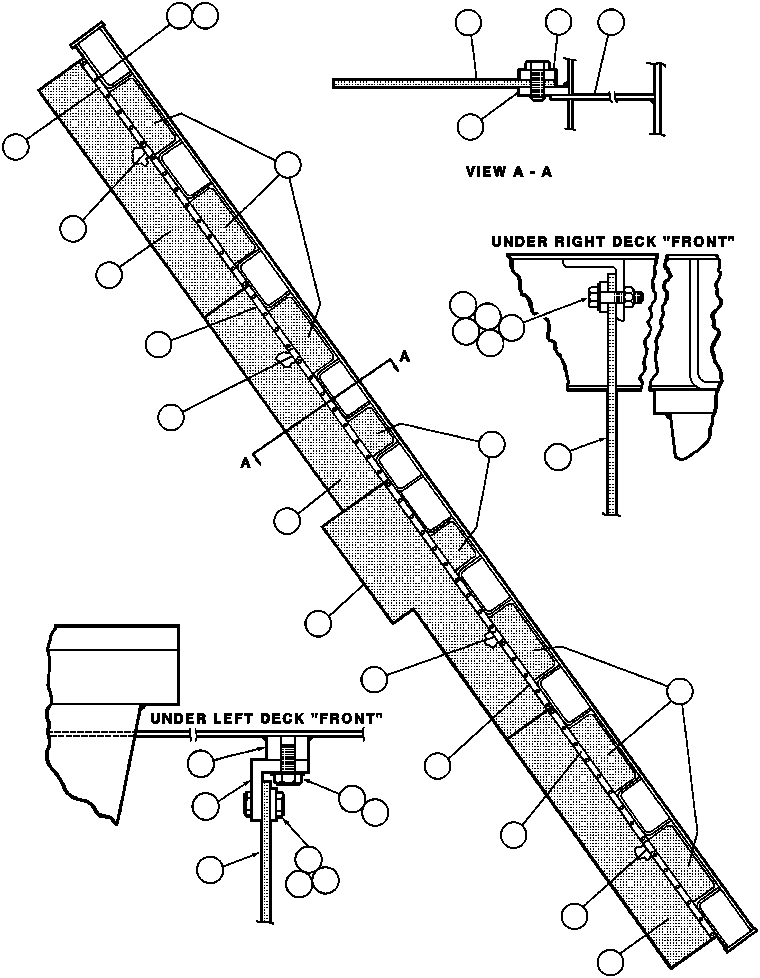 BAR - MOUNTING EB5587 KOMATSU