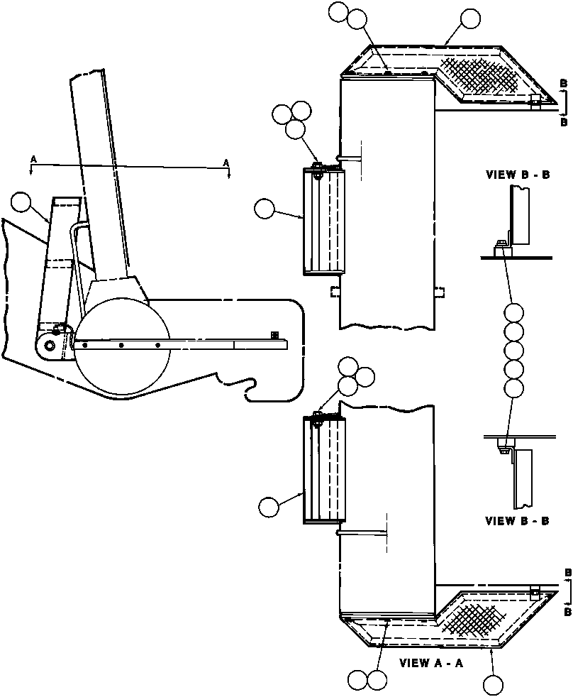 Монтажный кронштейн KB4407 KOMATSU