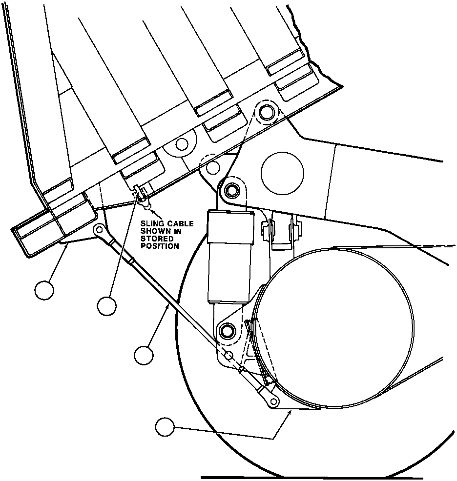 SLING, CABLE TZ7059 KOMATSU