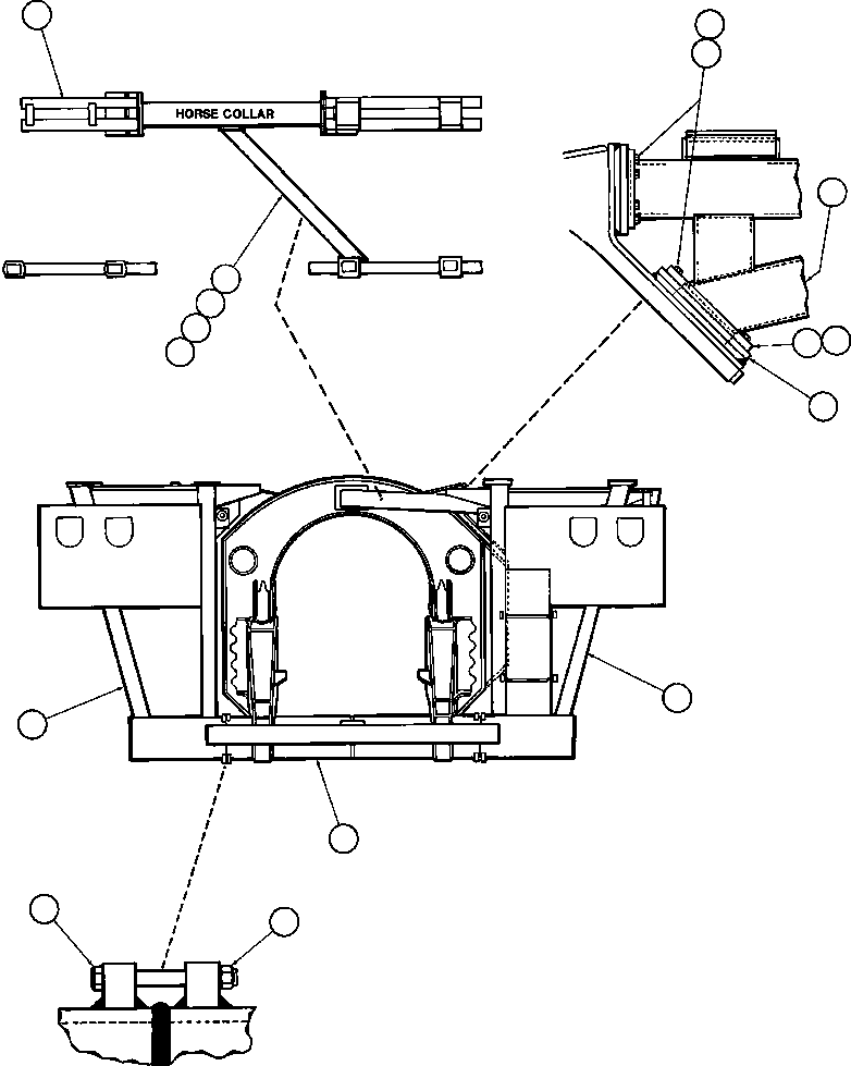 UPRIGHT - L.H. YA2875 KOMATSU