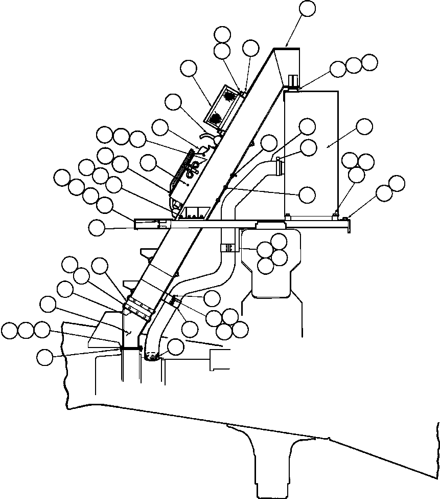 Винт с головкой - 3/8" - 16NC X 1" TG57J20 KOMATSU