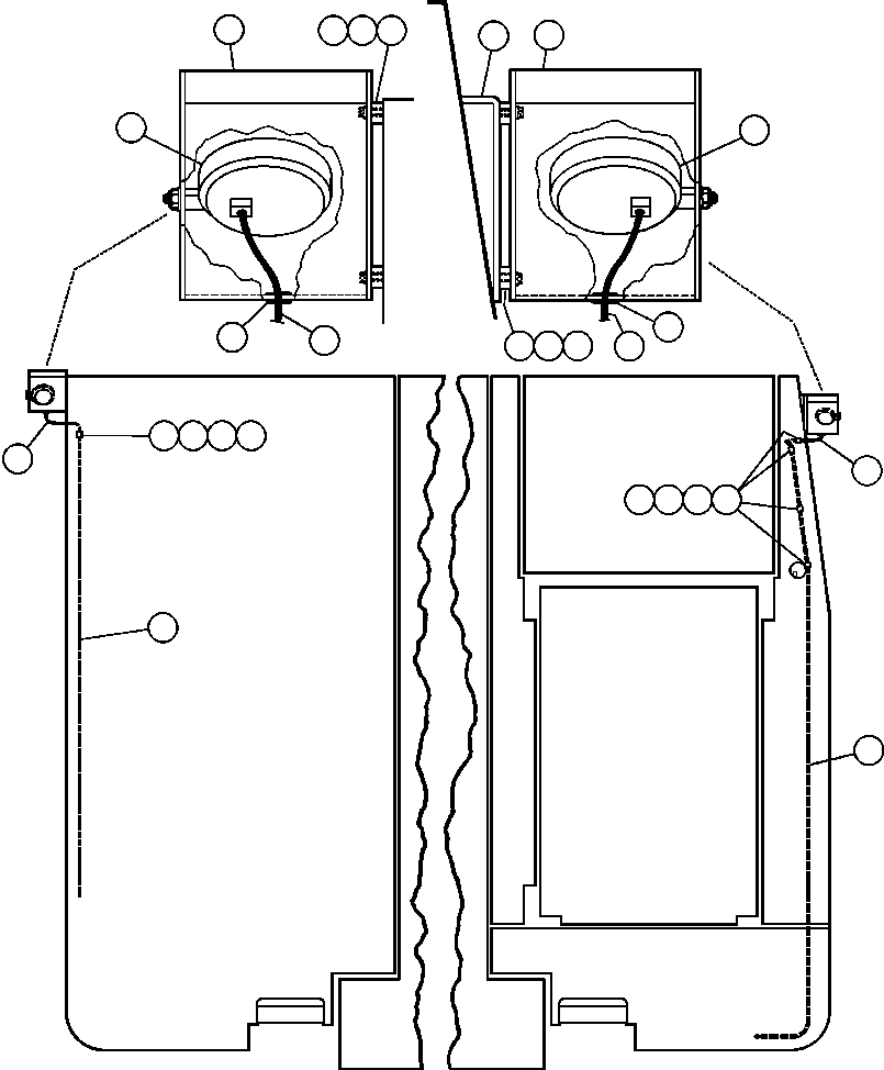 BRACKET, LIGHT MOUNTING EC6972 KOMATSU