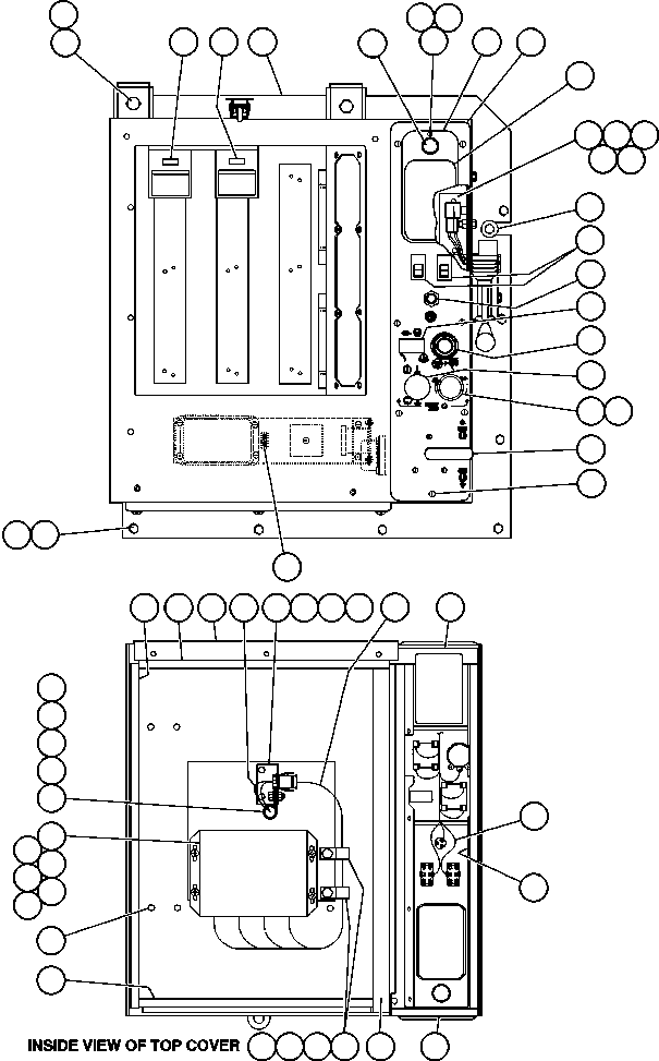 CARD, OIL LEVEL TEMPERATURE PB6121 KOMATSU