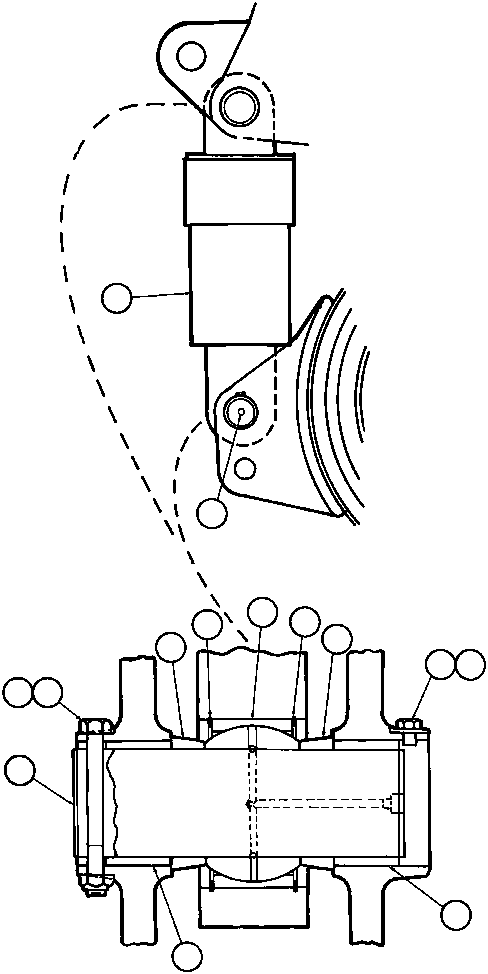 REAR SUSPENSION ASSM (SEE INDEX) EC5993 KOMATSU