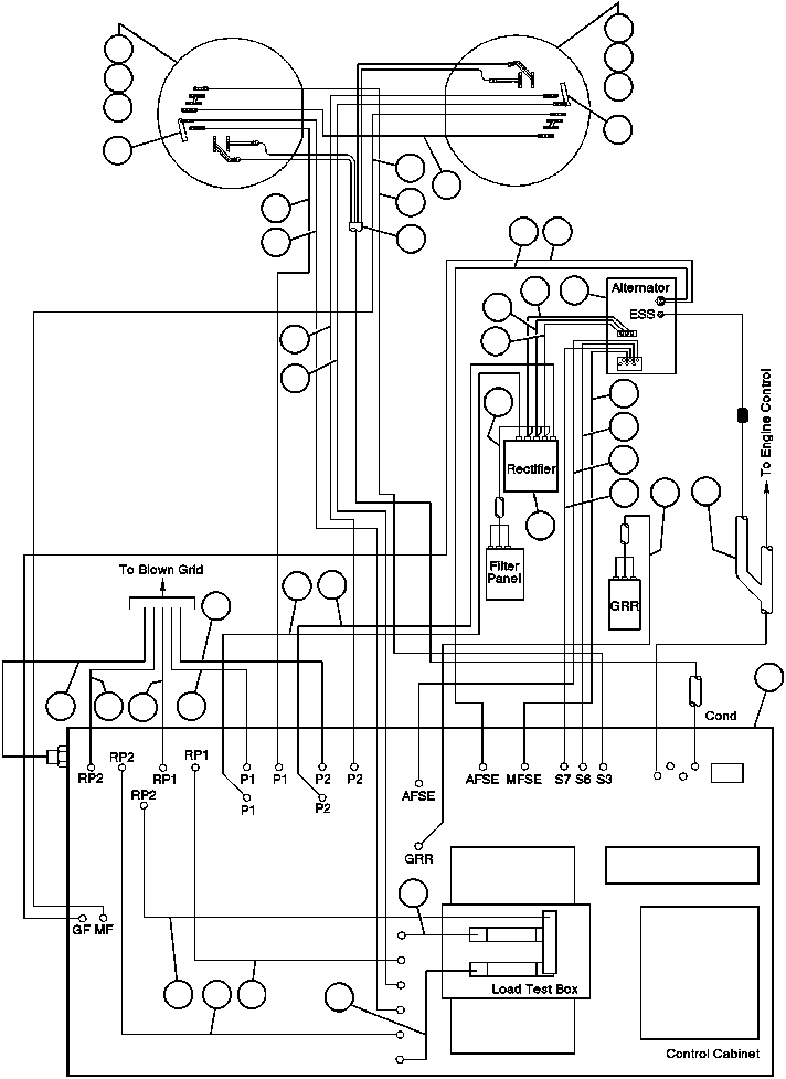 HARNESS - (TO ALTERNATOR (ESS)/ENGINE CONTROL (DDEC)) EC7733 KOMATSU