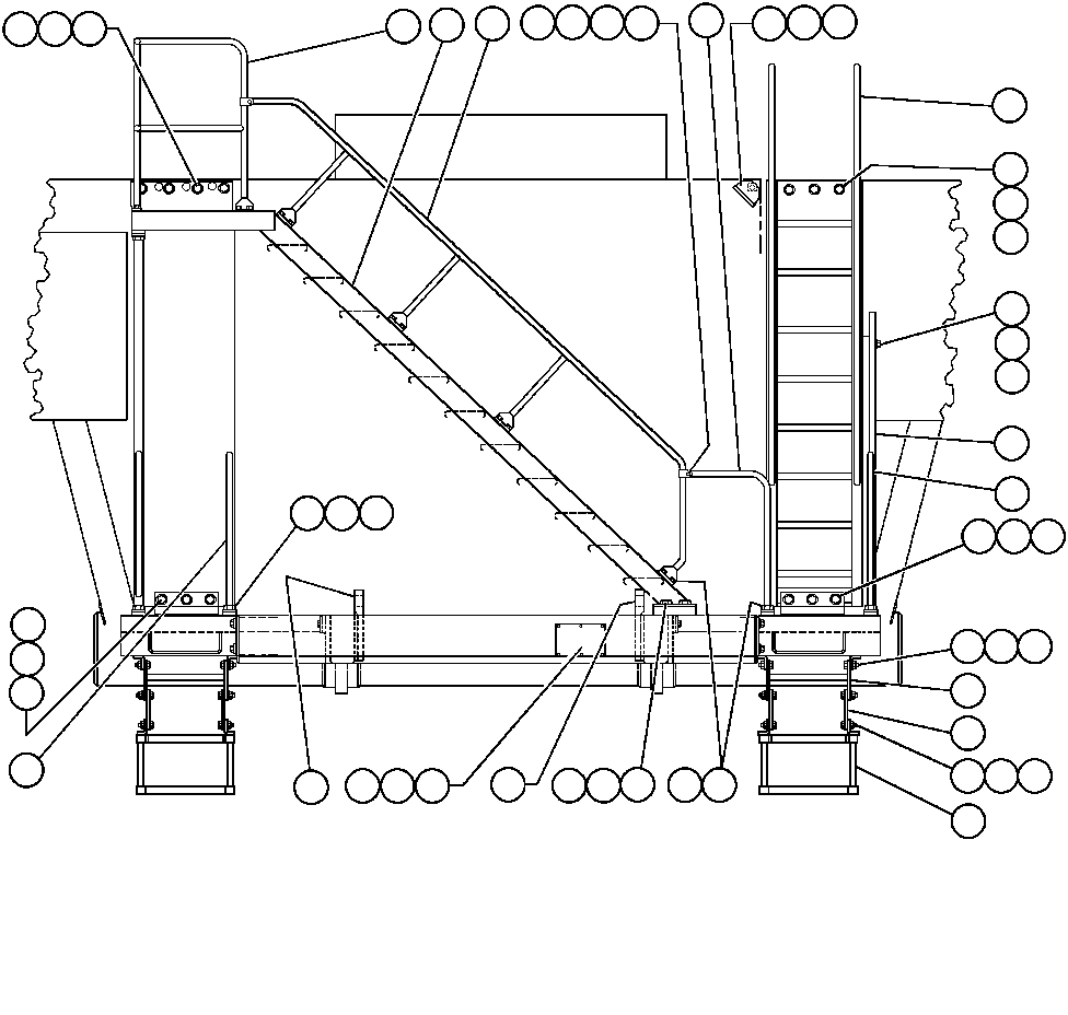 Поручень ED1036 KOMATSU