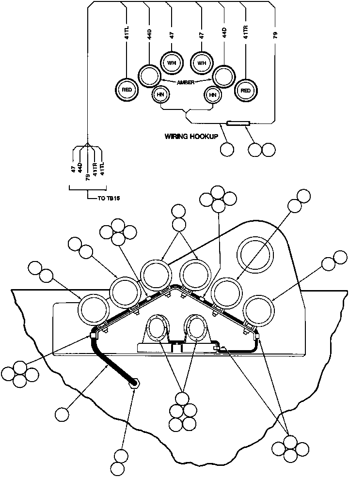 RETARD LIGHT ASSEMBLY (SEE FIG 60111) AK7506 KOMATSU