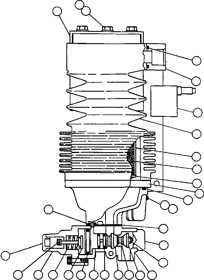 HEATER (INCLUDES CONNECTOR & TERMINAL INSULATOR) VJ7007 KOMATSU