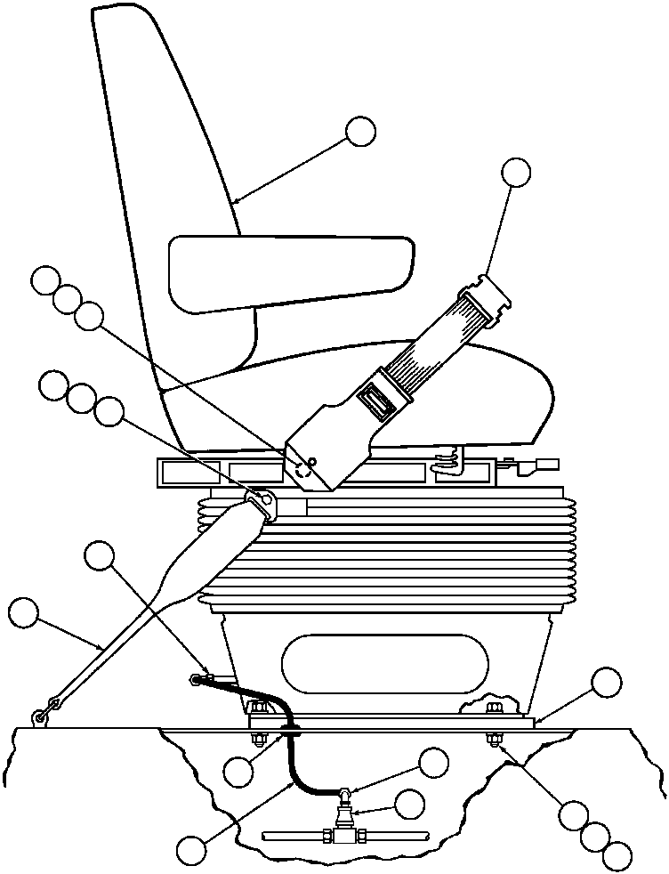 SEAT ASSM PB8548 KOMATSU