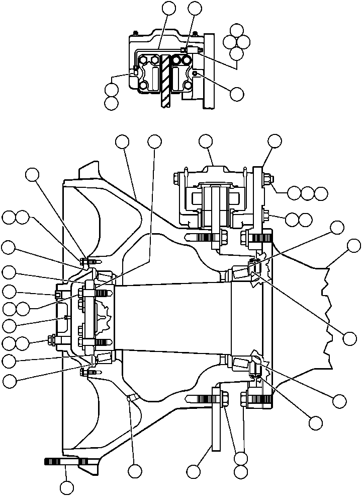 SUPPORT, BRAKE EC7897 KOMATSU