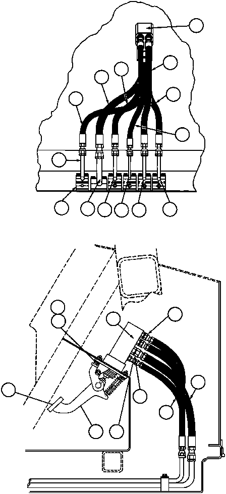BRAKE VALVE PEDAL ASSM (SEE INDEX) ED1827 KOMATSU