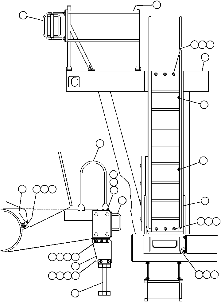 ADAPTOR, LADDER EC6635 KOMATSU