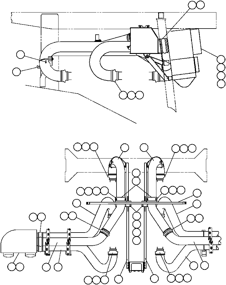 SUPPORT, TUBE ED3876 KOMATSU