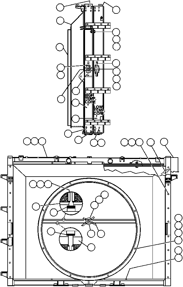 TANK - BOTTOM FRONT BF1289 KOMATSU