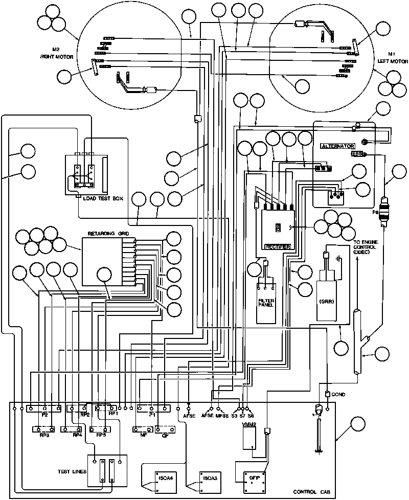 Кабель - 7J2 (P1 CONTACTOR TO RIGHT WHEEL MOTOR) CH2144 KOMATSU