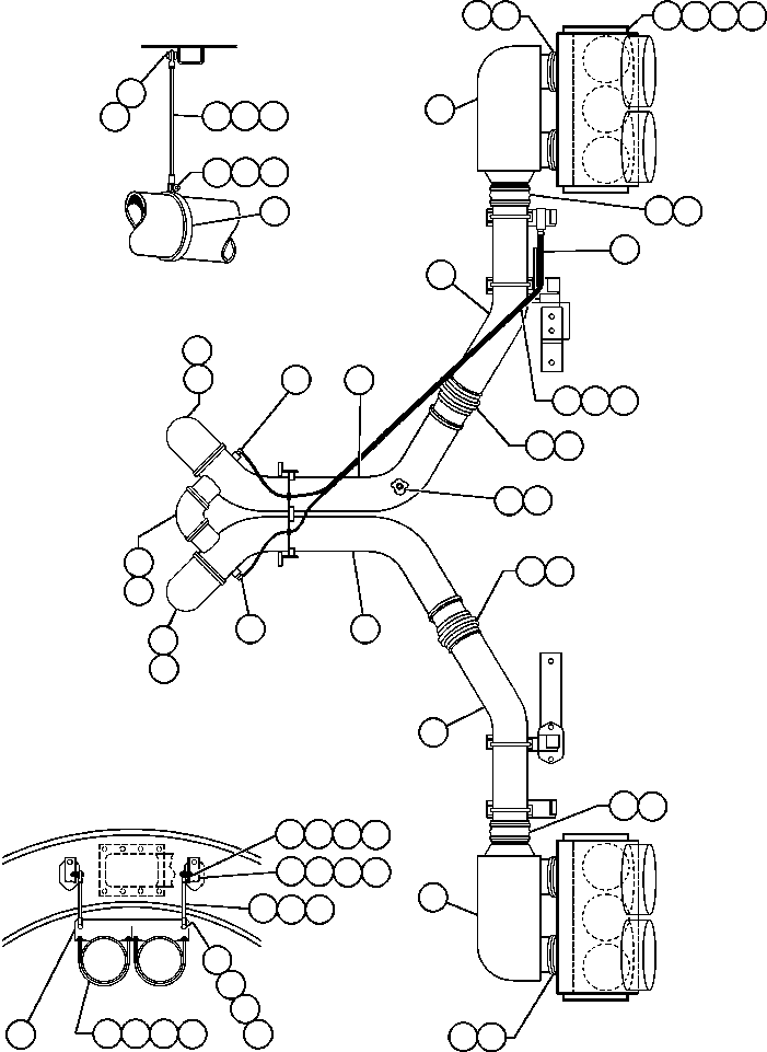 Резьбовая шпилька TX1198 KOMATSU