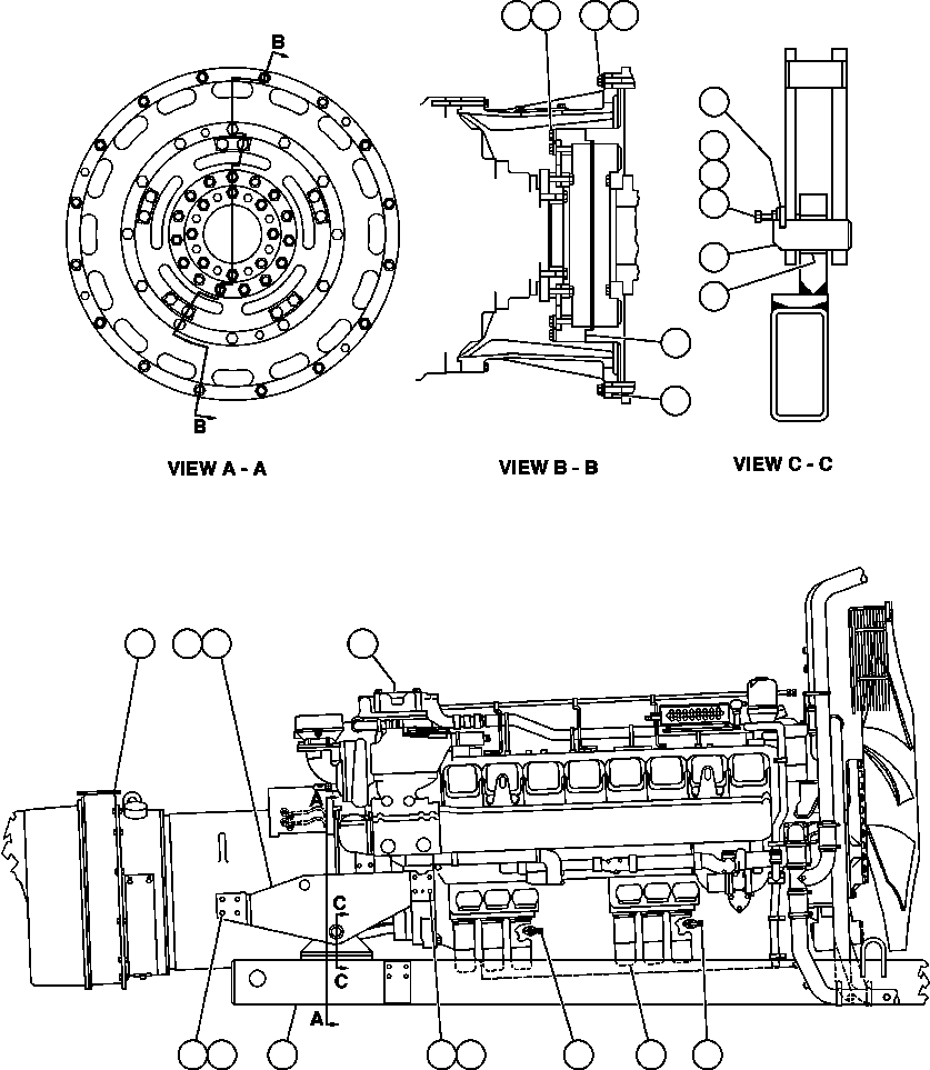 SUBFRAME YA3010 KOMATSU