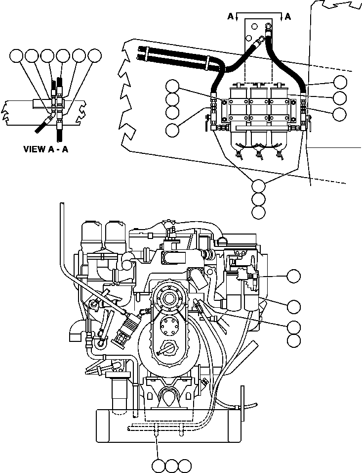 Фильтрующий элемент BF0642 KOMATSU