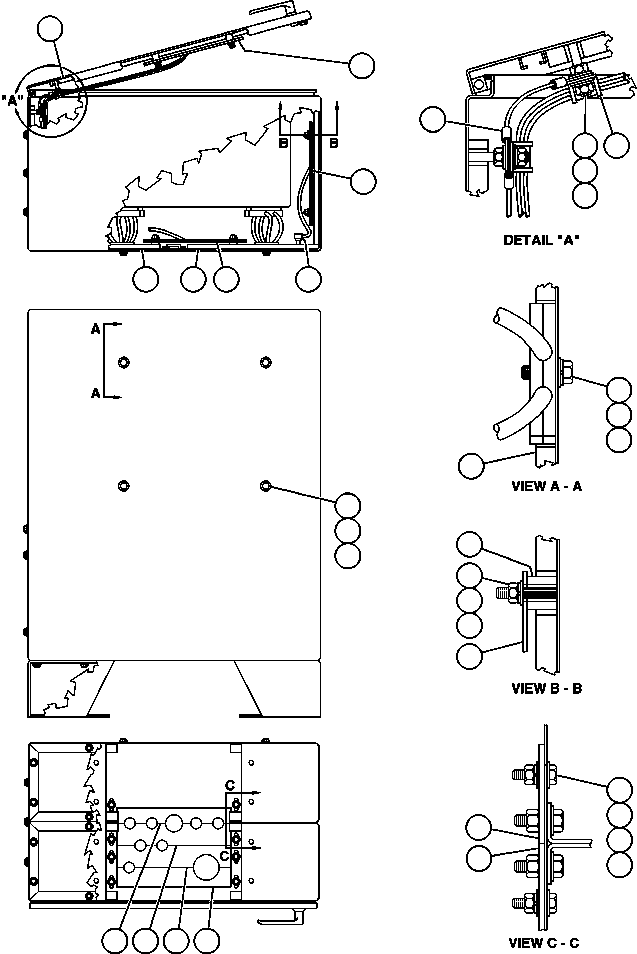 BRACKET, CABLE ED7862 KOMATSU