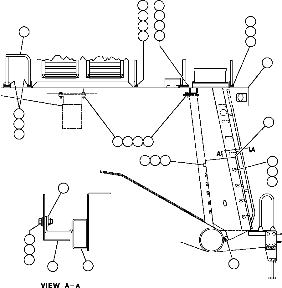 DECK, R.H. ED5935 KOMATSU