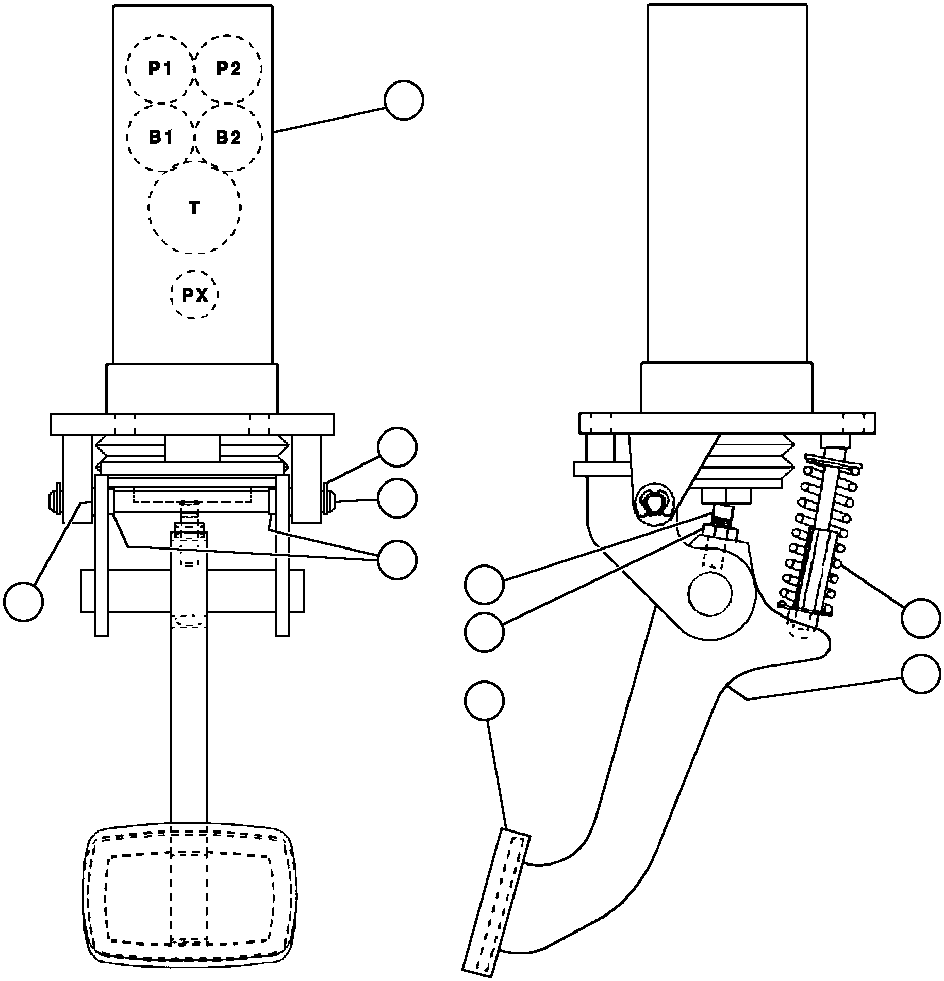 (2) INCLUDED IN ED5340 SPRING KIT. ED5340 KOMATSU