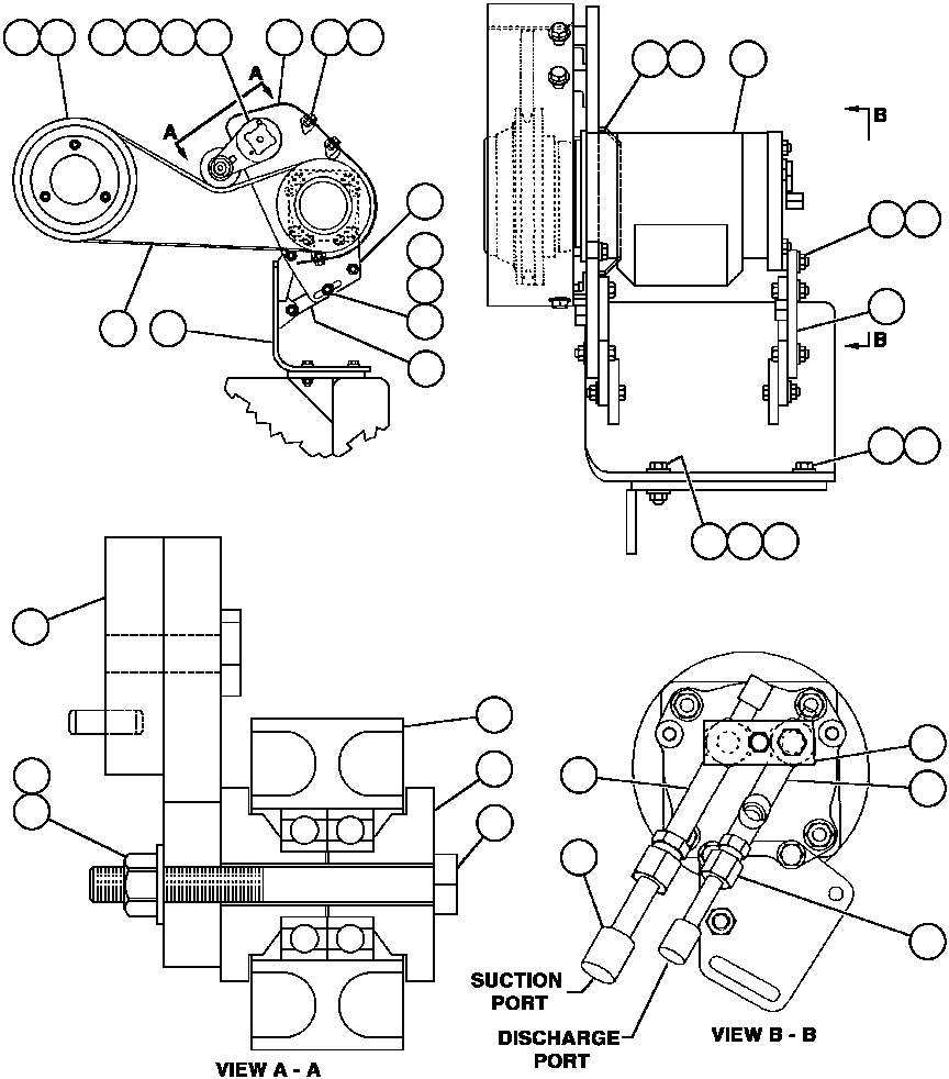 ASSM, BELT TENSIONER EF0311 KOMATSU