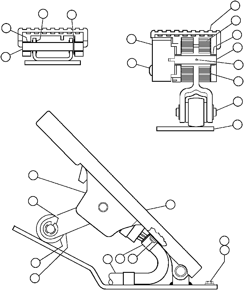 (5) INCLUDED IN BF1505 UPPER SERVICE ASSM KIT BF1505 KOMATSU