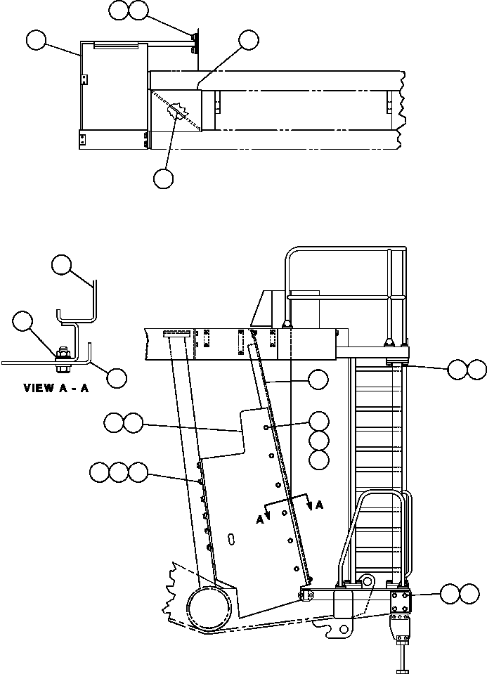 PLATFORM - R.H. ED5126 KOMATSU