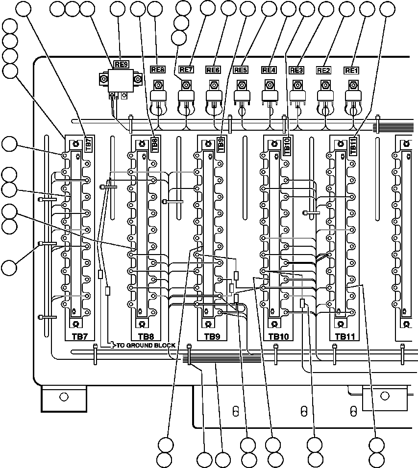 HARNESS, INTERNAL CAB ED8437 KOMATSU