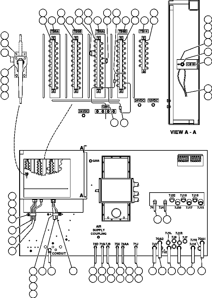CABLE, ALTERNATOR EF5312 KOMATSU