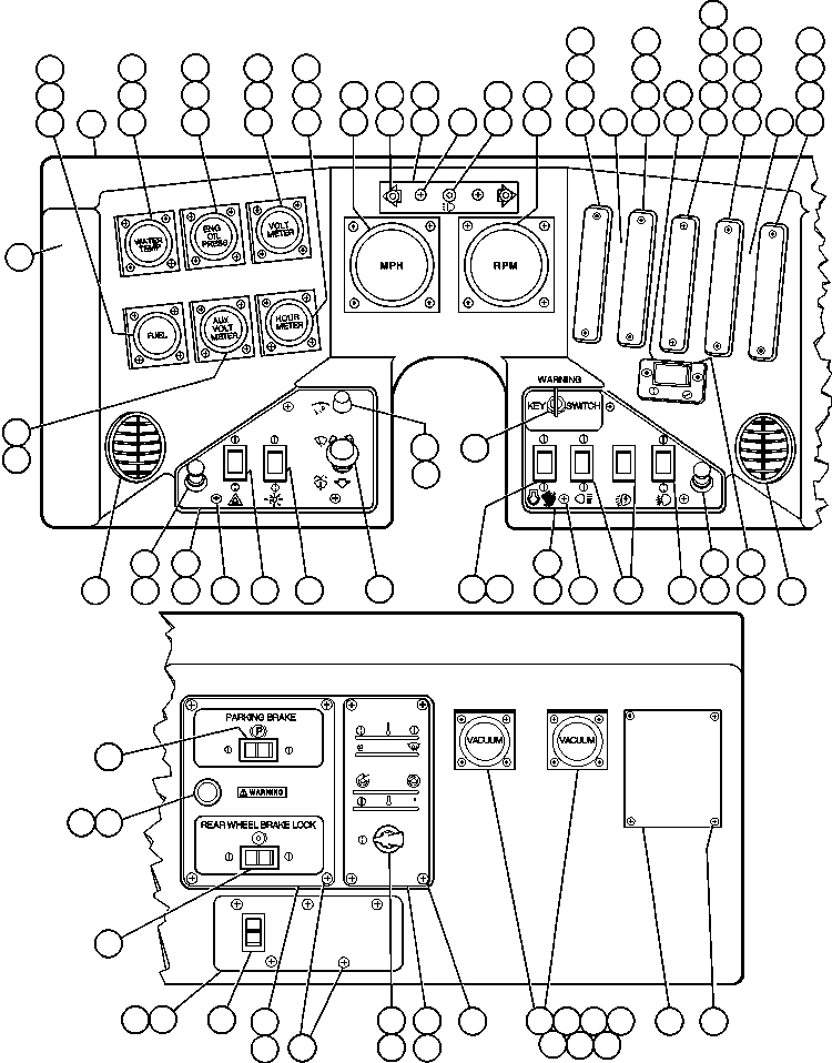 CHART, GRADE SPEED WB2148 KOMATSU