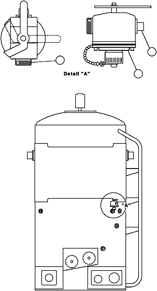 Пробка R2023 KOMATSU