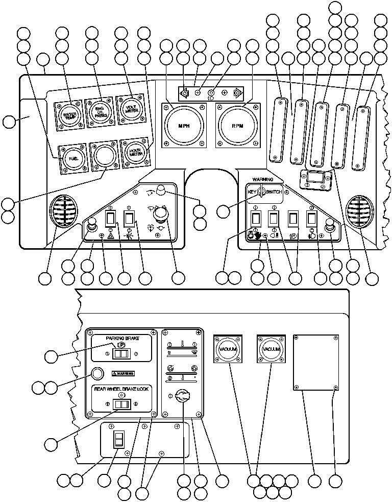 CHART, GRADE SPEED WB2149 KOMATSU