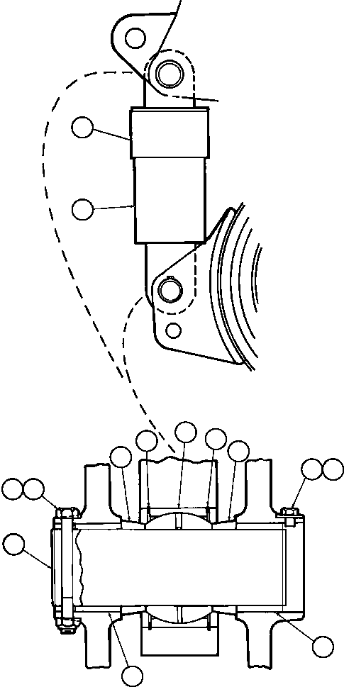 REAR SUSPENSION ASSM (SEE INDEX) EF8359 KOMATSU