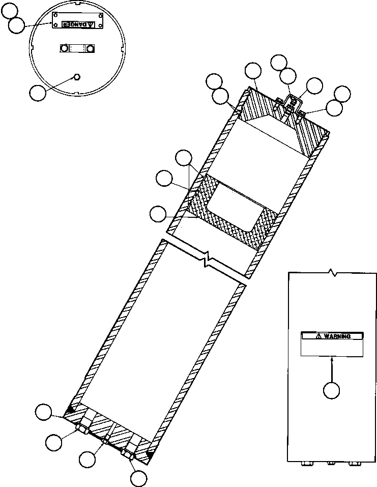 Винт с головкой - 3/8" - 16NC X 5/8" VF8084 KOMATSU