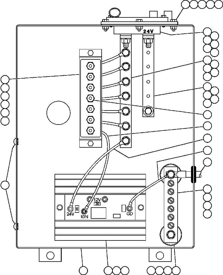 BOX, SWITCH EG2773 KOMATSU