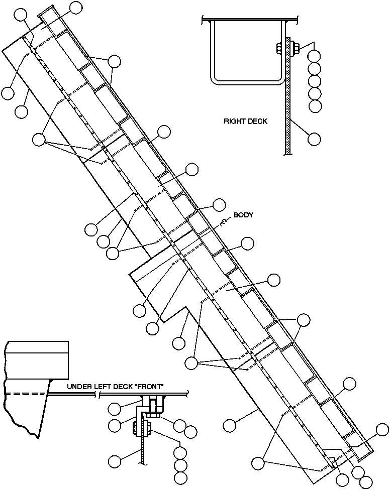 Монтажная пластина EG3489 KOMATSU