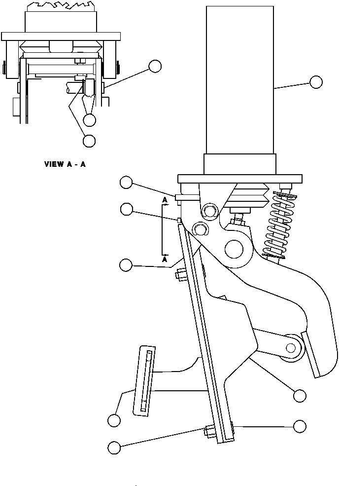 PIN, PEDAL BF2583 KOMATSU