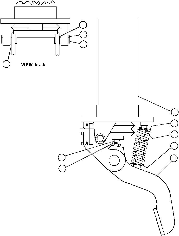 SPRING (1)/(2) BF1850 KOMATSU