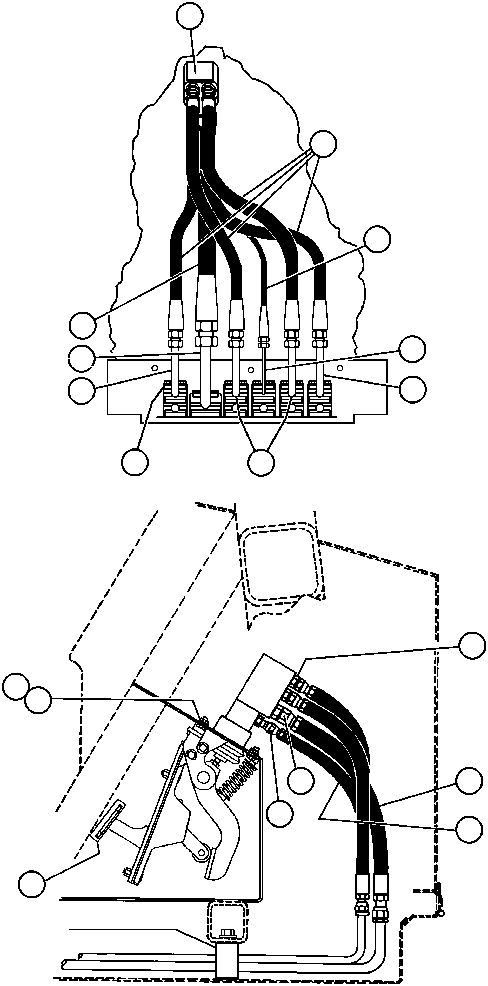 RETARD/BRAKE VALVE ASSM (SEE INDEX) PB9555 KOMATSU