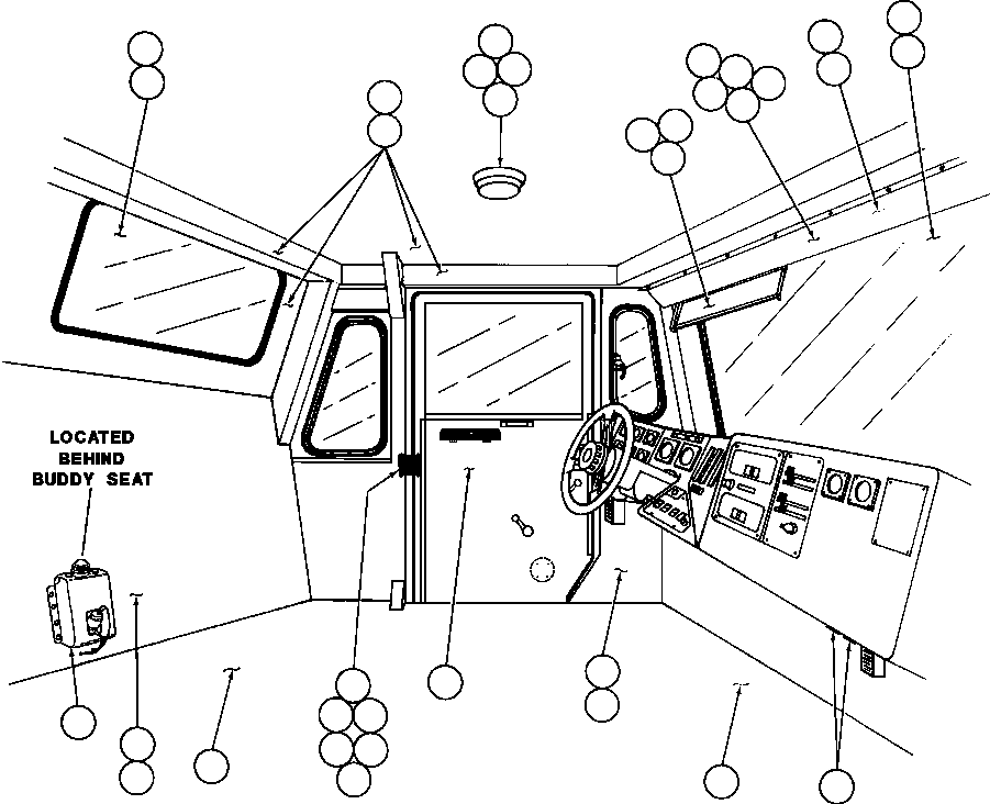 Дверь в сборе - L.H. (SEE FIG 41304) BF3553 KOMATSU