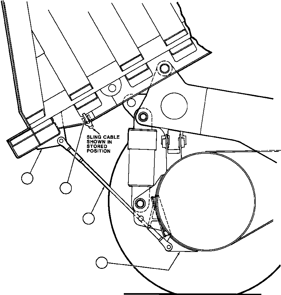 EAR, BODY REAR EF1275 KOMATSU