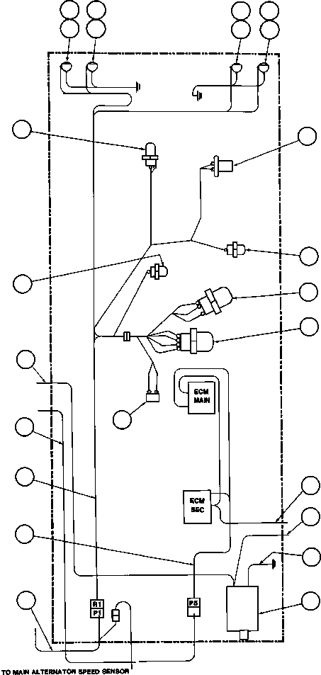 Кабель - 24V ALT (TO DISCONNECT SWITCH AT BATTERY CH2937 KOMATSU