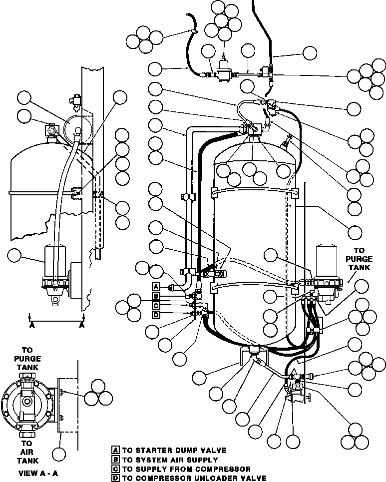 AIR AFTERCOOLER ASSEMBLY EG4563 KOMATSU