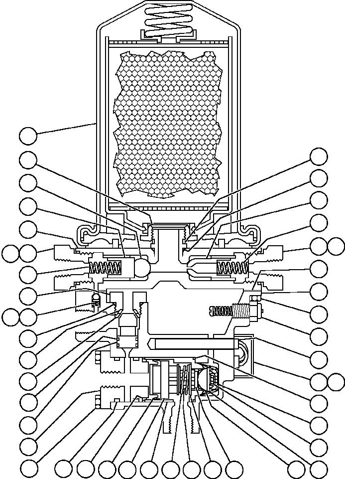 HEATER - THERMOSTAT ASSEMBLY BF3707 KOMATSU