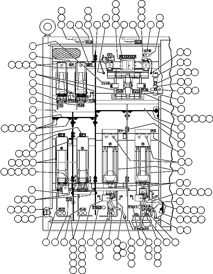 CONTACTOR (2)(3) TY3419 KOMATSU
