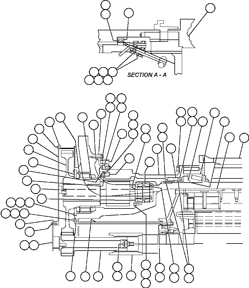 Упорное кольцо VE3379 KOMATSU