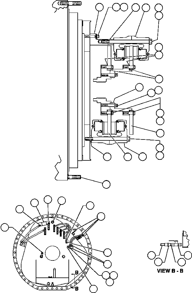 Тройник WB0449 KOMATSU